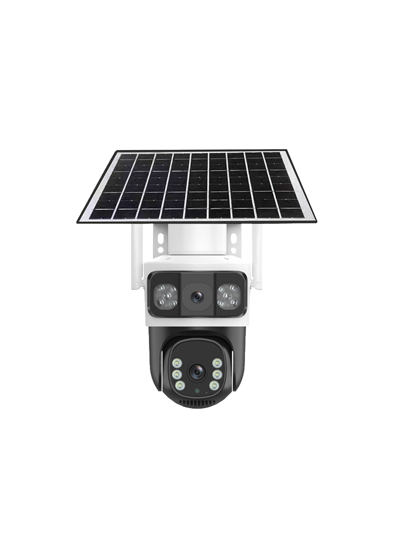 IO-777 | 4MP Ultra HD 4G Solar Çift Kamera 8W Güneş Panelli (10000mAh Pil)