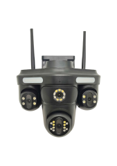 IO-782 4K Wi-Fi Kamera | 16MP, 3 Sabit Lens + 1 PTZ, 24 Saat Kayıt, Full Color Night Vision