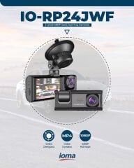 IO-RP24JWF 1080P Çift Kameralı Araç Kamerası
