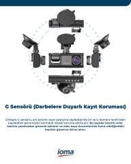 IO-RP24JWF 1080P Çift Kameralı Araç Kamerası