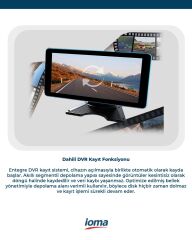 IO-RP22WD5A 10.36'' 4 Kanallı AHD Araç Monitörü
