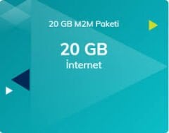 TURK TELEKOM YILLIK 20GB M2M HATTI